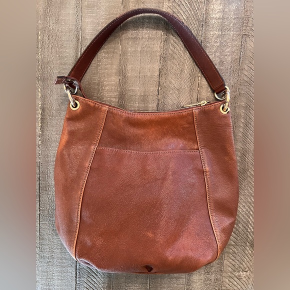 Vintage MICHAEL Michael Kors Brown Pebbled Leather Hobo Bag - Picture 10 of 16